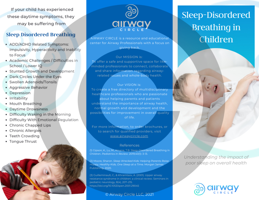 "Sleep Disordered Breathing in Children" Brochure